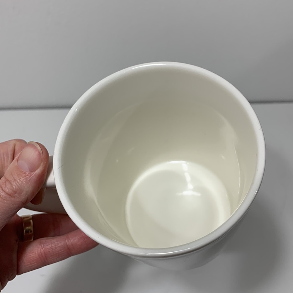 Williams Sonoma - Rory Dobner Fancy Flamingo Coffee Mug - monogram F - Picture 4 of 6